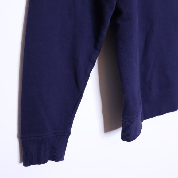 LYLE & SCOTT Crew Neck Sweatshirt Navy Blue Long Sleeve Crewneck Casual Men's Lb - Picture 7 of 14